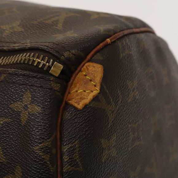 LOUIS VUITTON Monogram Keepall 55 Boston Bag M41424 LV Auth 122337 - Picture 15 of 16